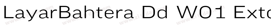 LayarBahtera Dd W01 Extd Light字体转换